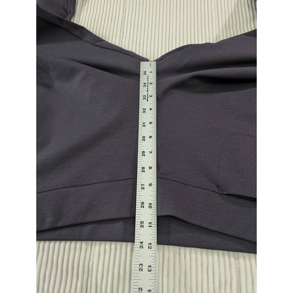 American Giant Ponte Pants Womens 14 Gray Pull On Stretch Leggings Work - Picture 10 of 12
